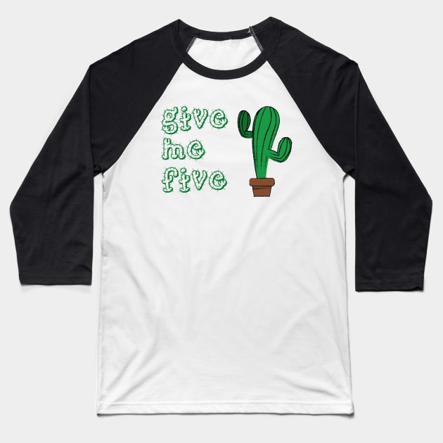 Give Me Five Baseball T-Shirt by Sham